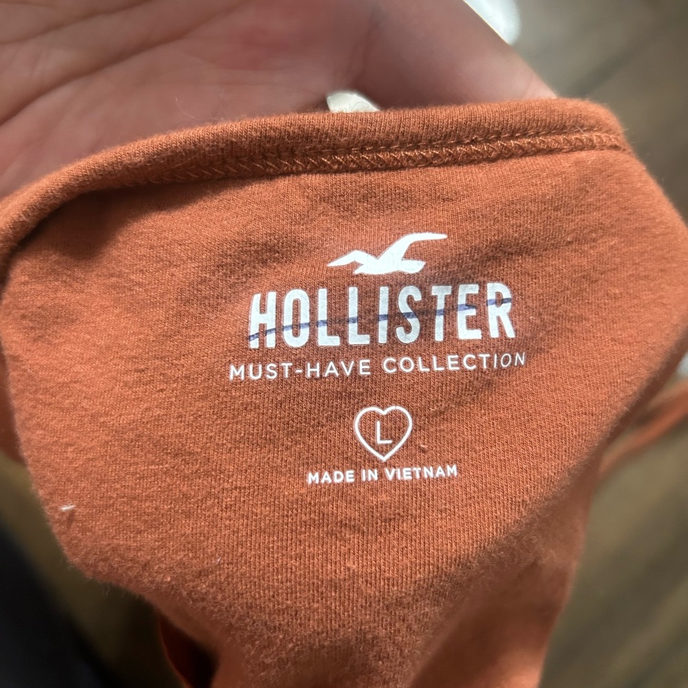 American Eagle Outfitters and Holister White and Orange Halter Tops - Picture 6 of 6